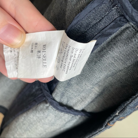 Moiselle Denim Ruffle Designer Dress - Picture 10 of 12